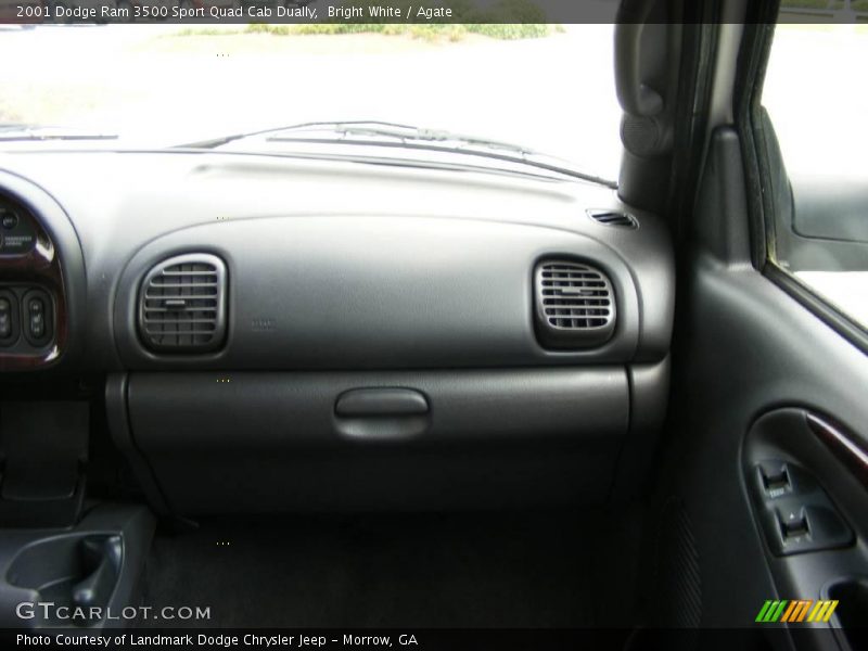 Bright White / Agate 2001 Dodge Ram 3500 Sport Quad Cab Dually