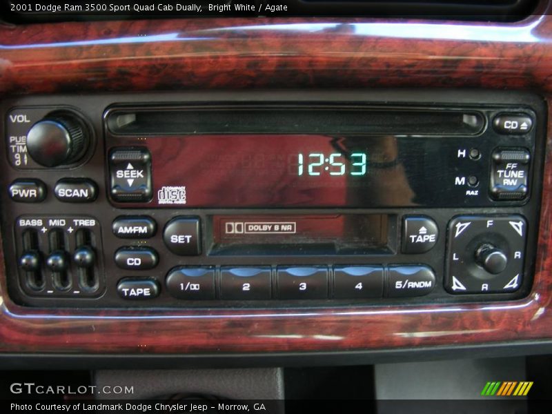 Bright White / Agate 2001 Dodge Ram 3500 Sport Quad Cab Dually