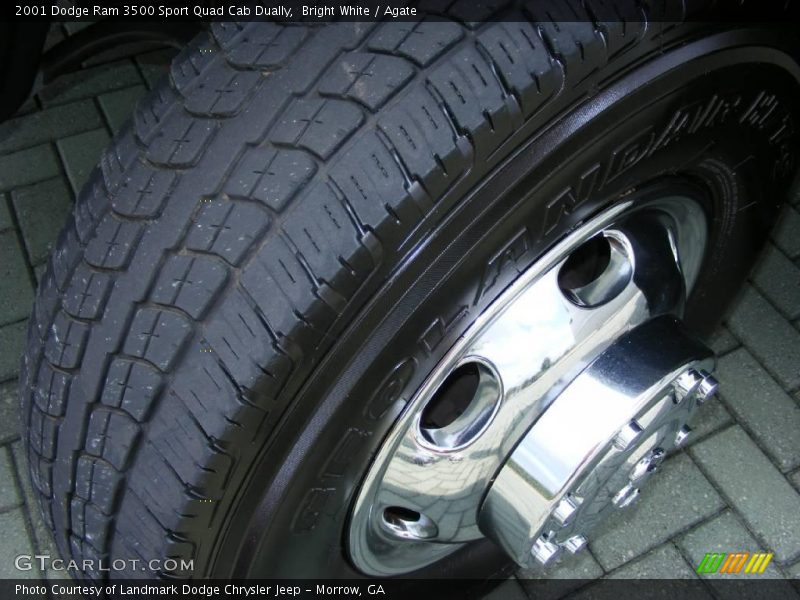 Bright White / Agate 2001 Dodge Ram 3500 Sport Quad Cab Dually