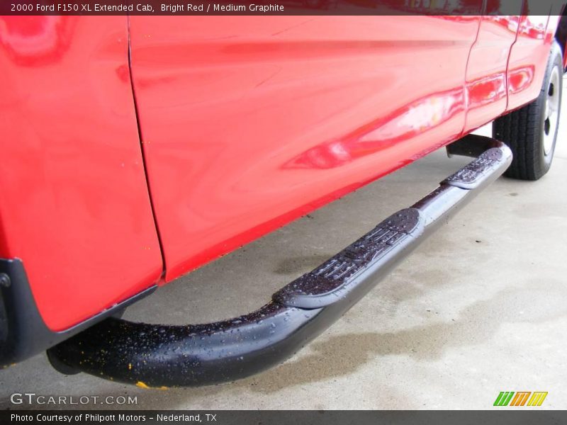 Bright Red / Medium Graphite 2000 Ford F150 XL Extended Cab