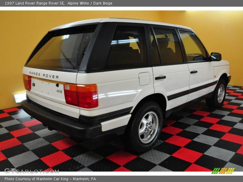 Alpine White / Dark Beige 1997 Land Rover Range Rover SE