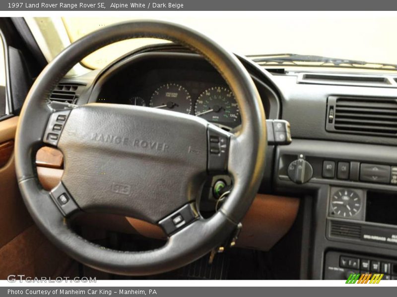 Alpine White / Dark Beige 1997 Land Rover Range Rover SE