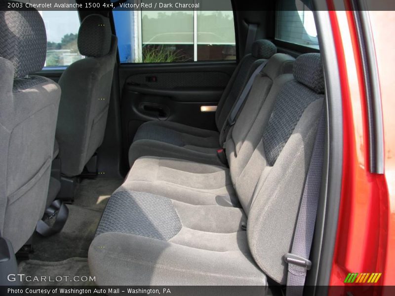 Victory Red / Dark Charcoal 2003 Chevrolet Avalanche 1500 4x4