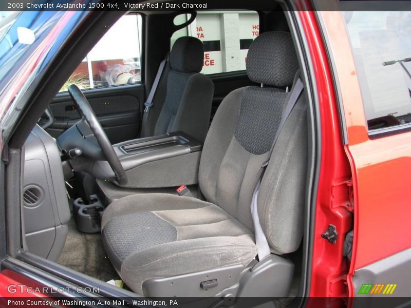 Victory Red / Dark Charcoal 2003 Chevrolet Avalanche 1500 4x4
