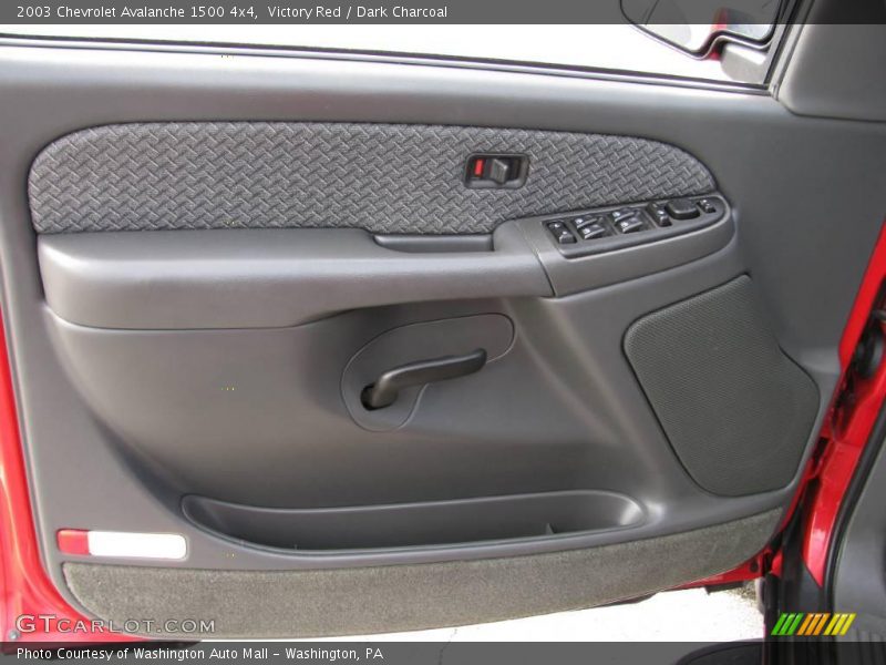 Victory Red / Dark Charcoal 2003 Chevrolet Avalanche 1500 4x4