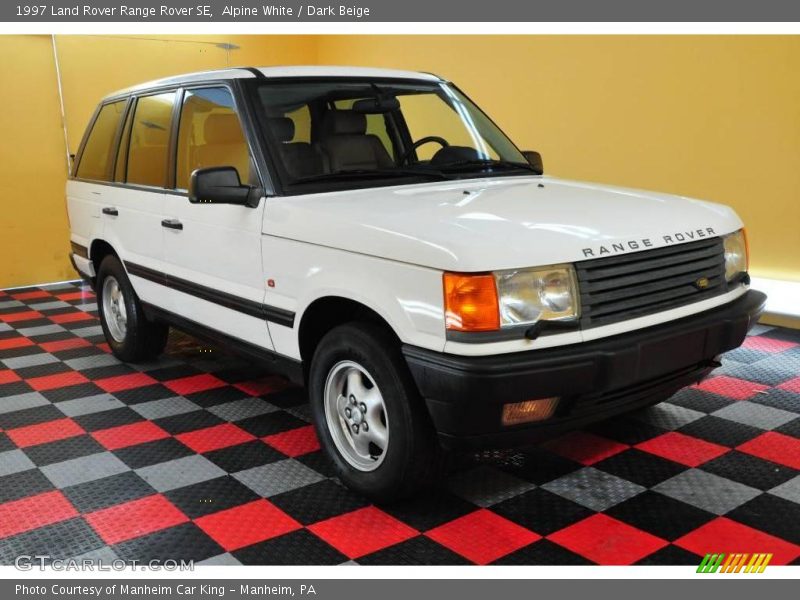 Alpine White / Dark Beige 1997 Land Rover Range Rover SE
