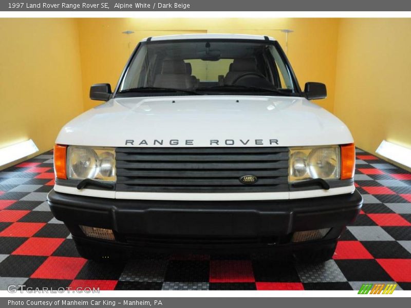 Alpine White / Dark Beige 1997 Land Rover Range Rover SE