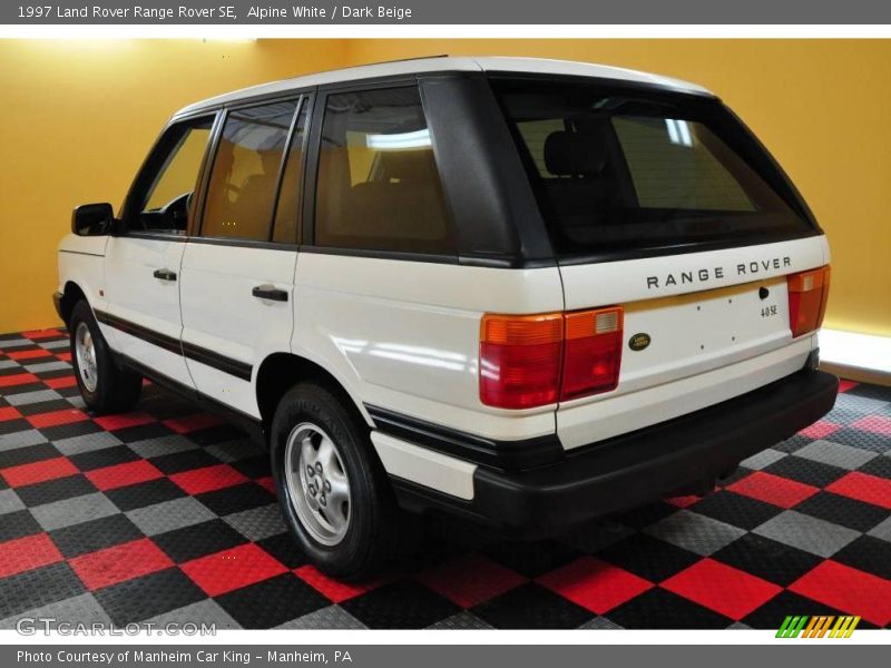 Alpine White / Dark Beige 1997 Land Rover Range Rover SE