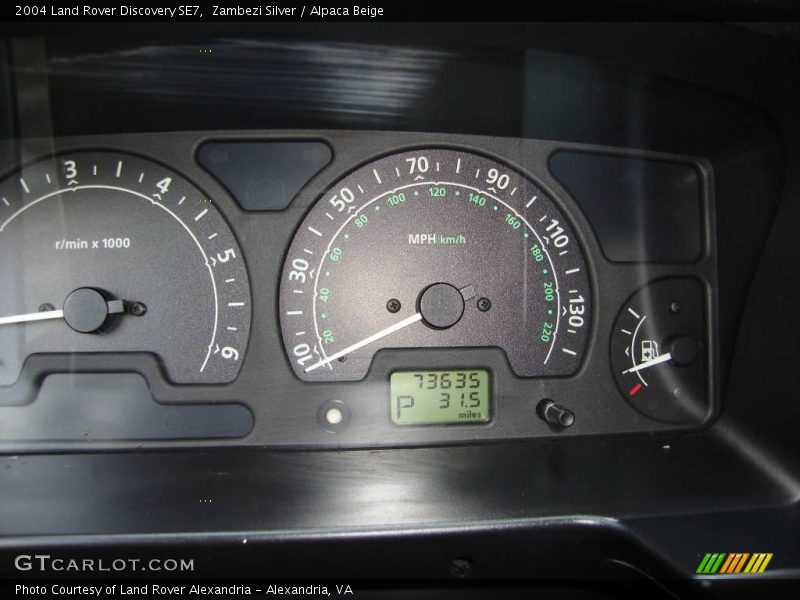 Zambezi Silver / Alpaca Beige 2004 Land Rover Discovery SE7