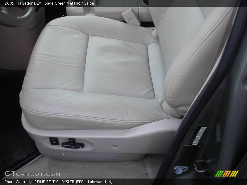 Sage Green Metallic / Beige 2005 Kia Sedona EX