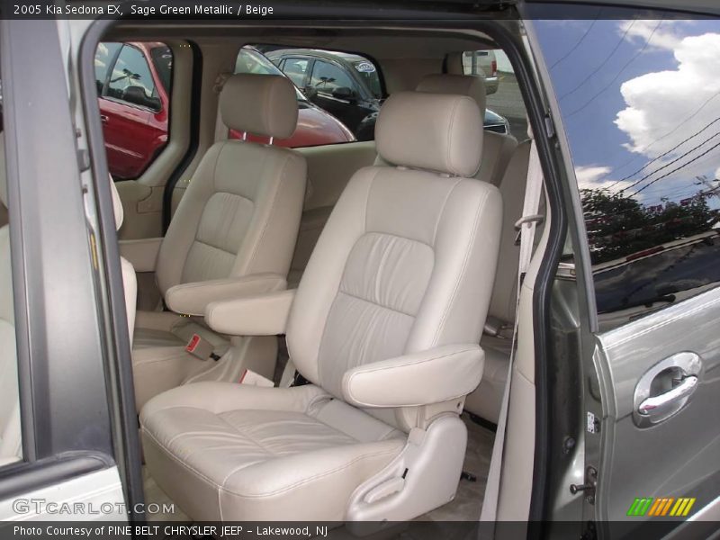 Sage Green Metallic / Beige 2005 Kia Sedona EX