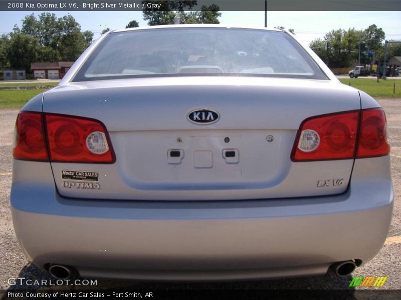 Bright Silver Metallic / Gray 2008 Kia Optima LX V6