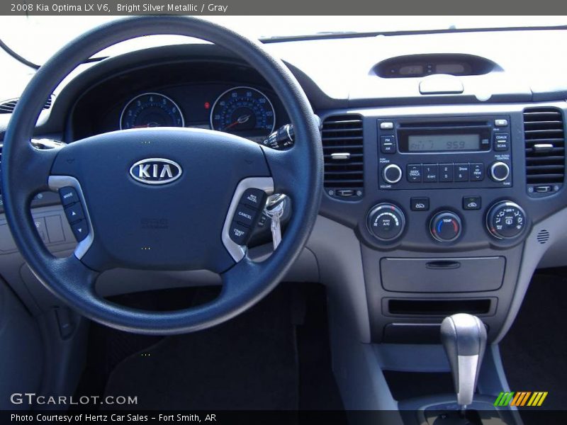 Bright Silver Metallic / Gray 2008 Kia Optima LX V6