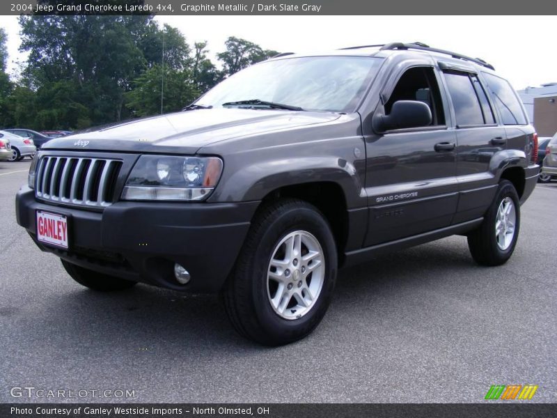 Graphite Metallic / Dark Slate Gray 2004 Jeep Grand Cherokee Laredo 4x4