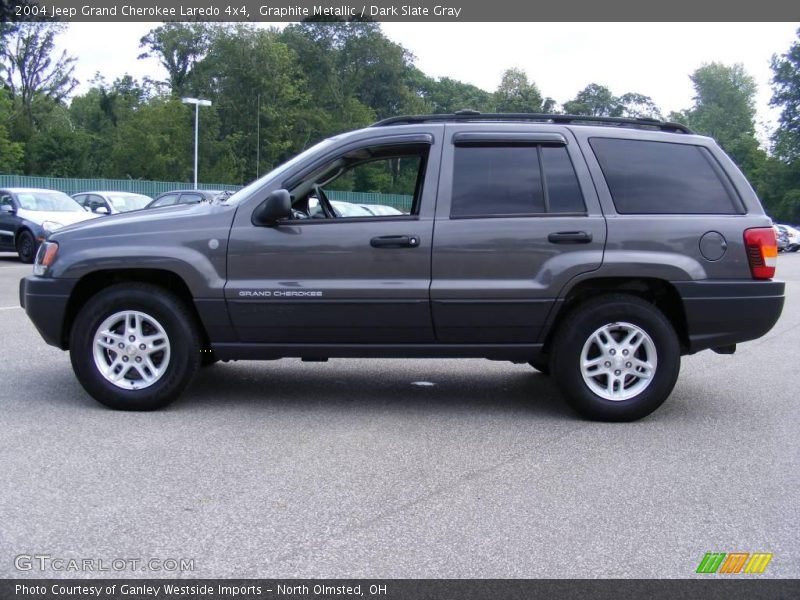 Graphite Metallic / Dark Slate Gray 2004 Jeep Grand Cherokee Laredo 4x4