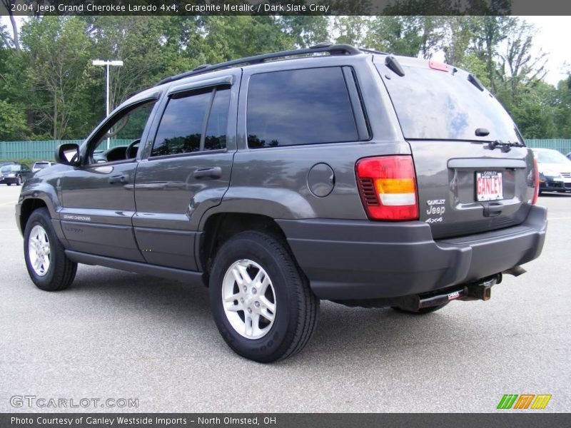 Graphite Metallic / Dark Slate Gray 2004 Jeep Grand Cherokee Laredo 4x4