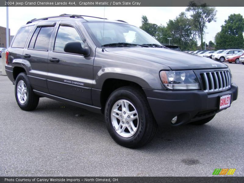 Graphite Metallic / Dark Slate Gray 2004 Jeep Grand Cherokee Laredo 4x4
