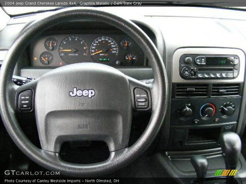 Graphite Metallic / Dark Slate Gray 2004 Jeep Grand Cherokee Laredo 4x4