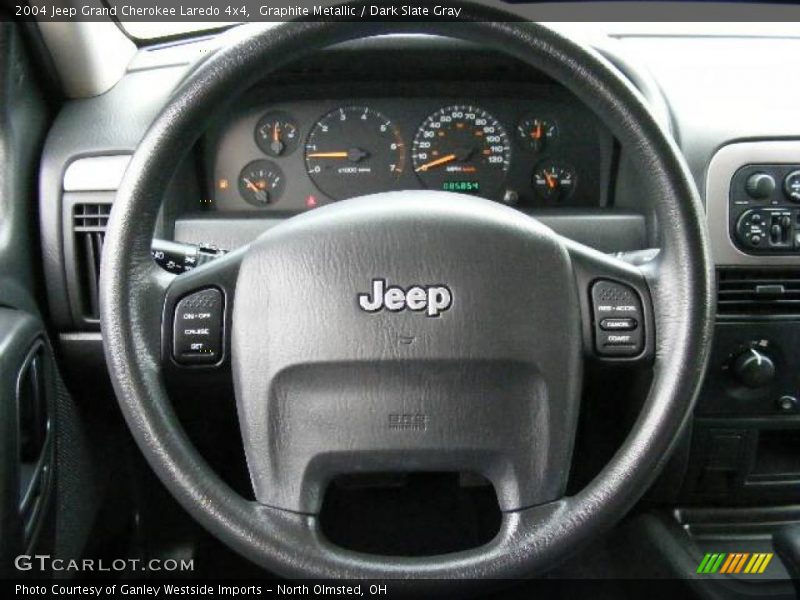 Graphite Metallic / Dark Slate Gray 2004 Jeep Grand Cherokee Laredo 4x4
