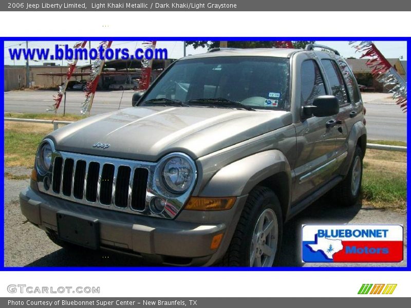 Light Khaki Metallic / Dark Khaki/Light Graystone 2006 Jeep Liberty Limited
