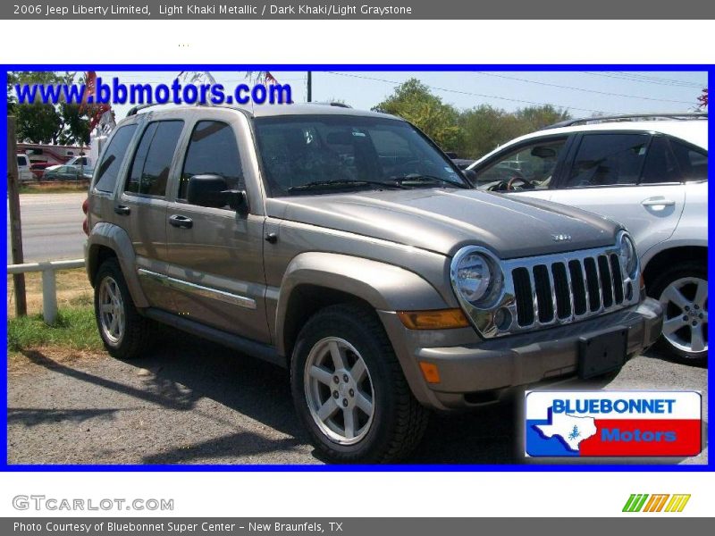 Light Khaki Metallic / Dark Khaki/Light Graystone 2006 Jeep Liberty Limited