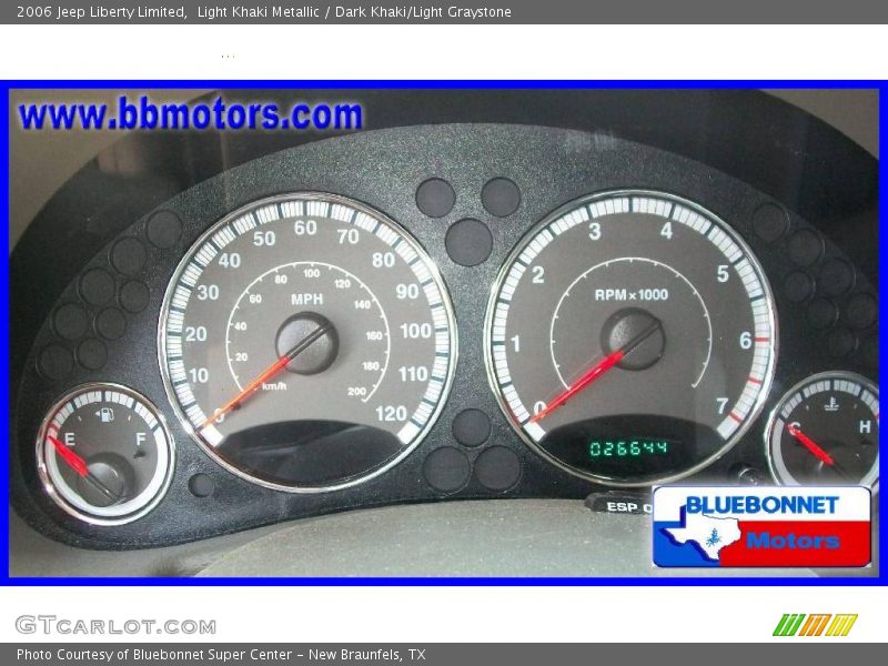 Light Khaki Metallic / Dark Khaki/Light Graystone 2006 Jeep Liberty Limited