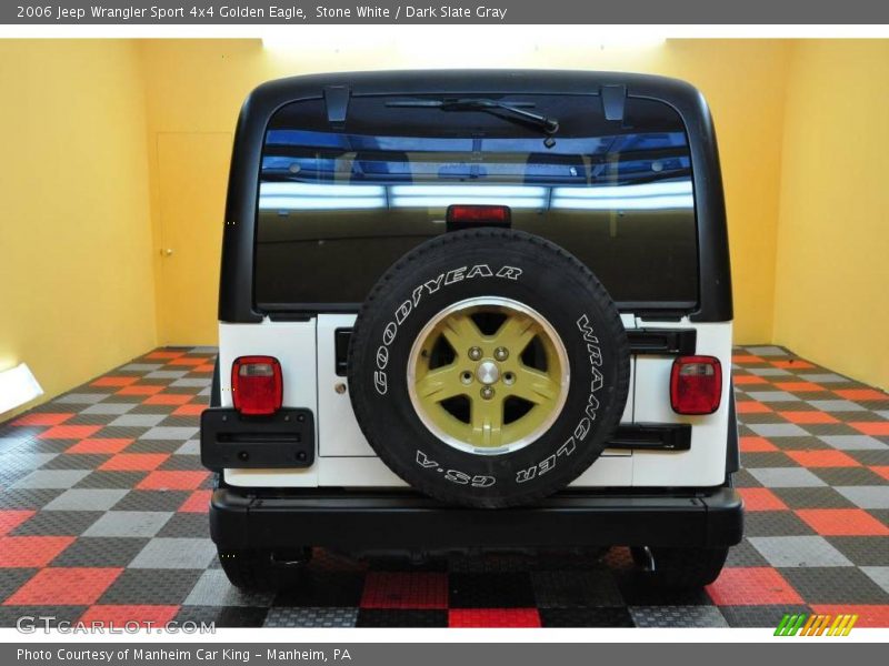 Stone White / Dark Slate Gray 2006 Jeep Wrangler Sport 4x4 Golden Eagle