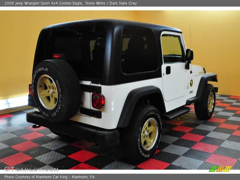 Stone White / Dark Slate Gray 2006 Jeep Wrangler Sport 4x4 Golden Eagle