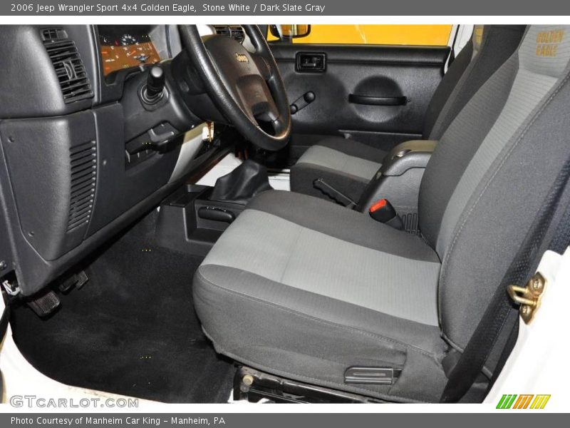 Stone White / Dark Slate Gray 2006 Jeep Wrangler Sport 4x4 Golden Eagle