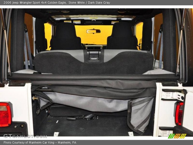 Stone White / Dark Slate Gray 2006 Jeep Wrangler Sport 4x4 Golden Eagle