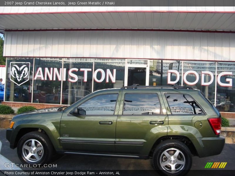 Jeep Green Metallic / Khaki 2007 Jeep Grand Cherokee Laredo