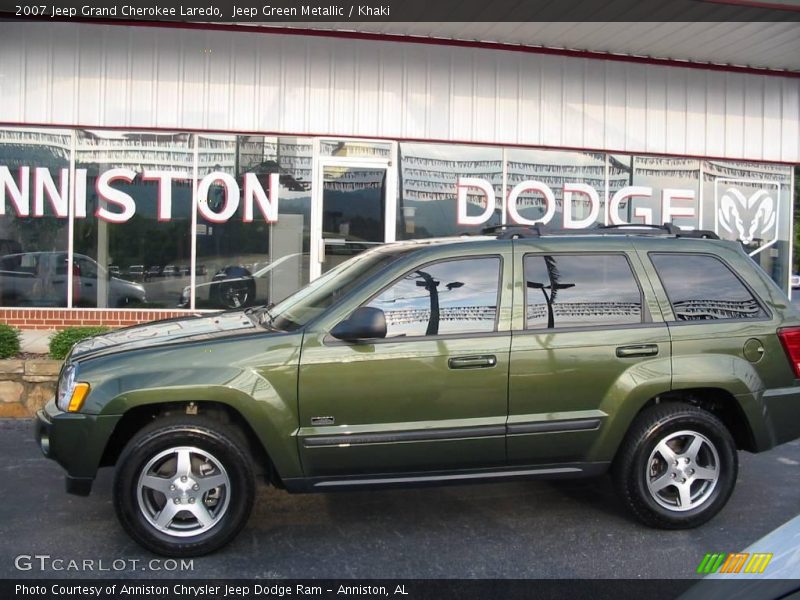 Jeep Green Metallic / Khaki 2007 Jeep Grand Cherokee Laredo