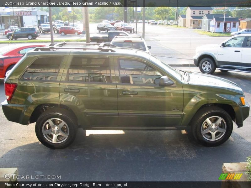 Jeep Green Metallic / Khaki 2007 Jeep Grand Cherokee Laredo