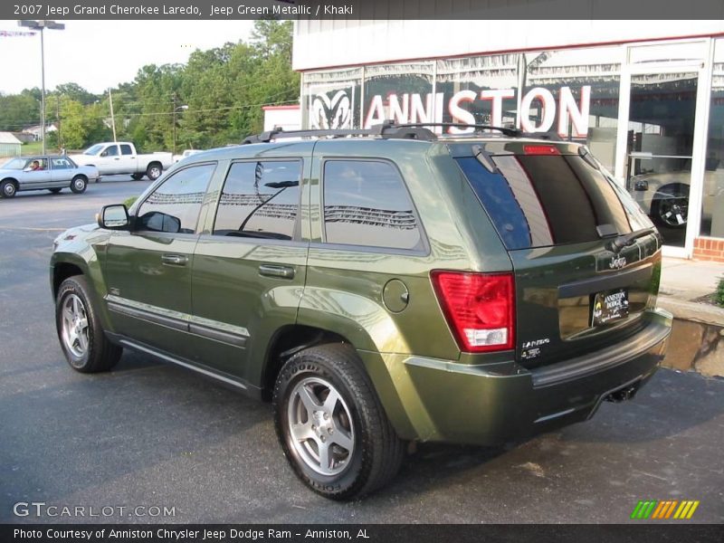 Jeep Green Metallic / Khaki 2007 Jeep Grand Cherokee Laredo
