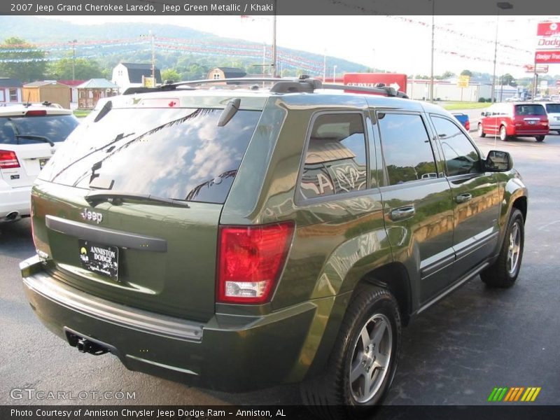 Jeep Green Metallic / Khaki 2007 Jeep Grand Cherokee Laredo