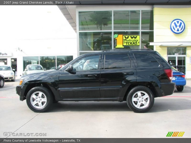 Black / Khaki 2007 Jeep Grand Cherokee Laredo