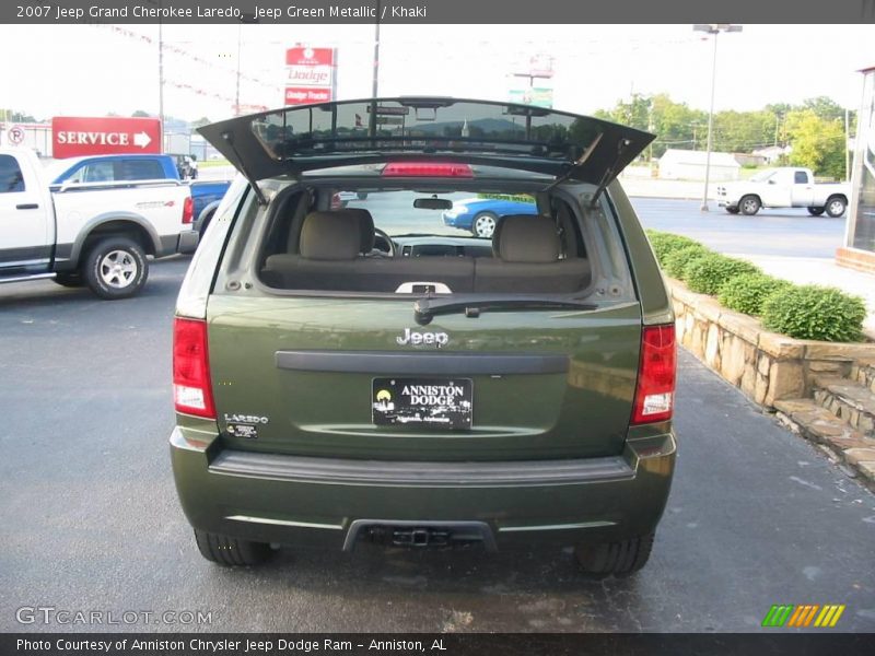 Jeep Green Metallic / Khaki 2007 Jeep Grand Cherokee Laredo