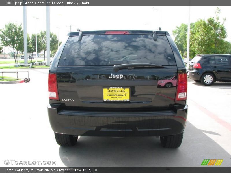 Black / Khaki 2007 Jeep Grand Cherokee Laredo