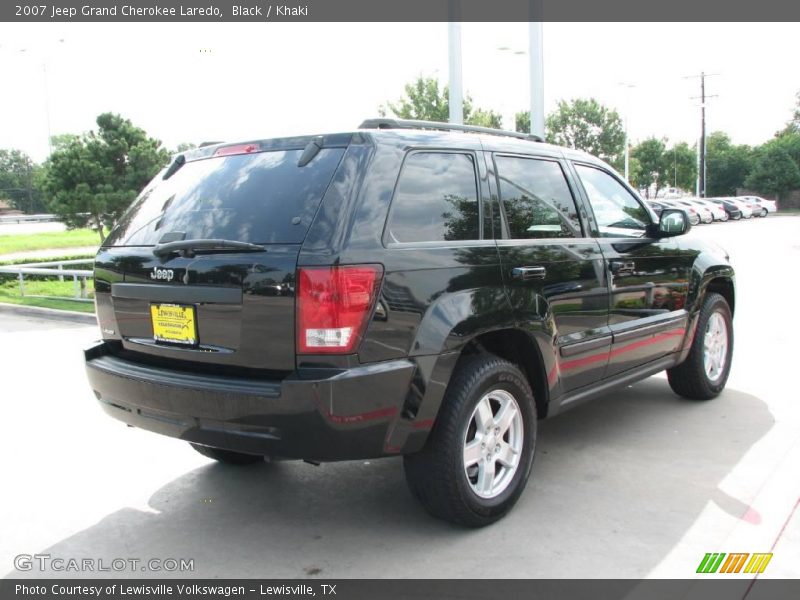 Black / Khaki 2007 Jeep Grand Cherokee Laredo