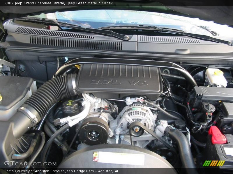 Jeep Green Metallic / Khaki 2007 Jeep Grand Cherokee Laredo