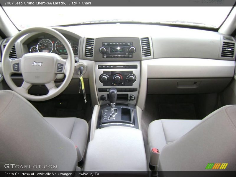 Black / Khaki 2007 Jeep Grand Cherokee Laredo