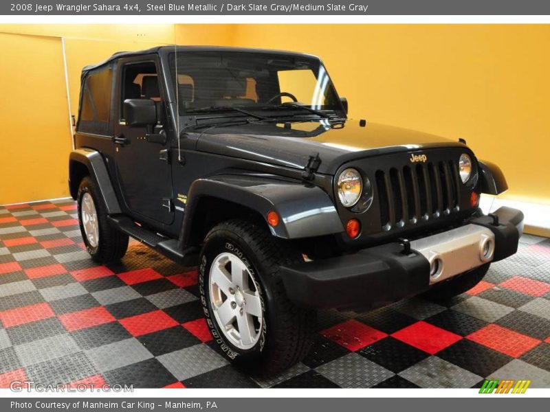 Steel Blue Metallic / Dark Slate Gray/Medium Slate Gray 2008 Jeep Wrangler Sahara 4x4