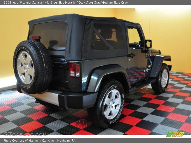 Steel Blue Metallic / Dark Slate Gray/Medium Slate Gray 2008 Jeep Wrangler Sahara 4x4