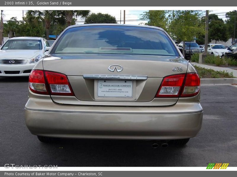 Golden Sand / Beige 2003 Infiniti I 35