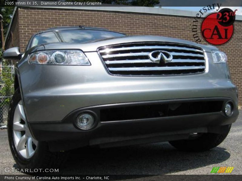 Diamond Graphite Gray / Graphite 2005 Infiniti FX 35