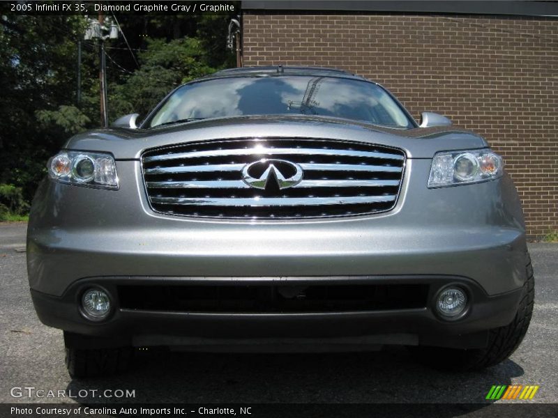 Diamond Graphite Gray / Graphite 2005 Infiniti FX 35