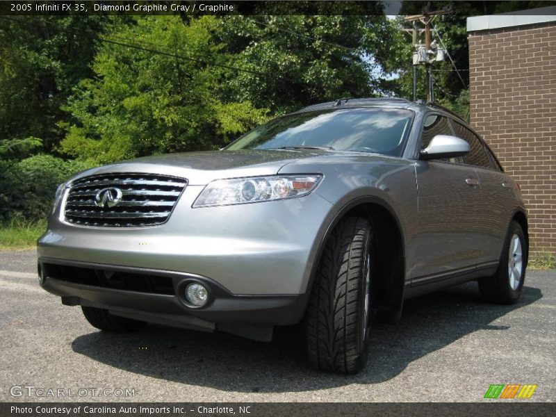 Diamond Graphite Gray / Graphite 2005 Infiniti FX 35