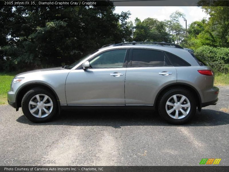 Diamond Graphite Gray / Graphite 2005 Infiniti FX 35