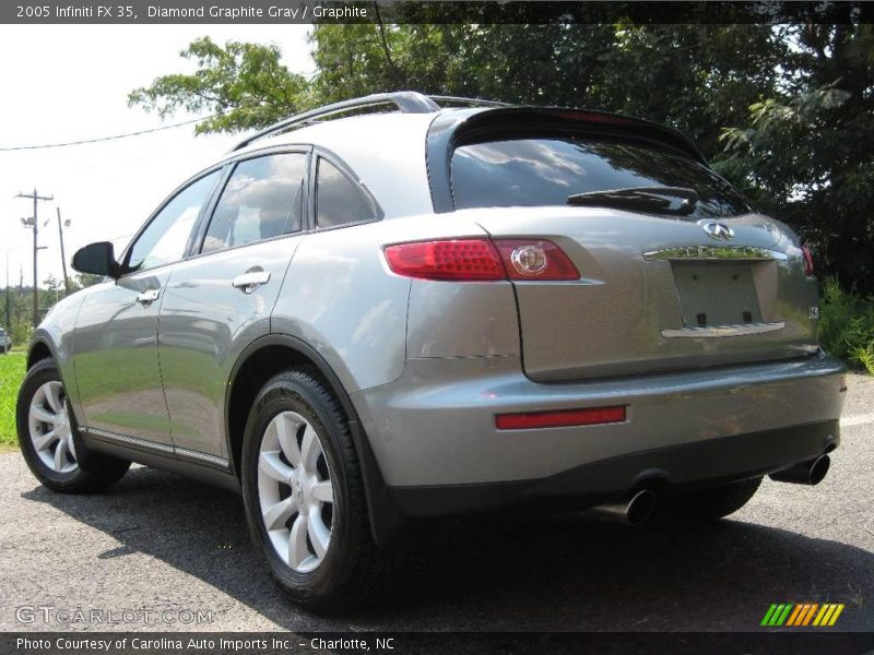 Diamond Graphite Gray / Graphite 2005 Infiniti FX 35