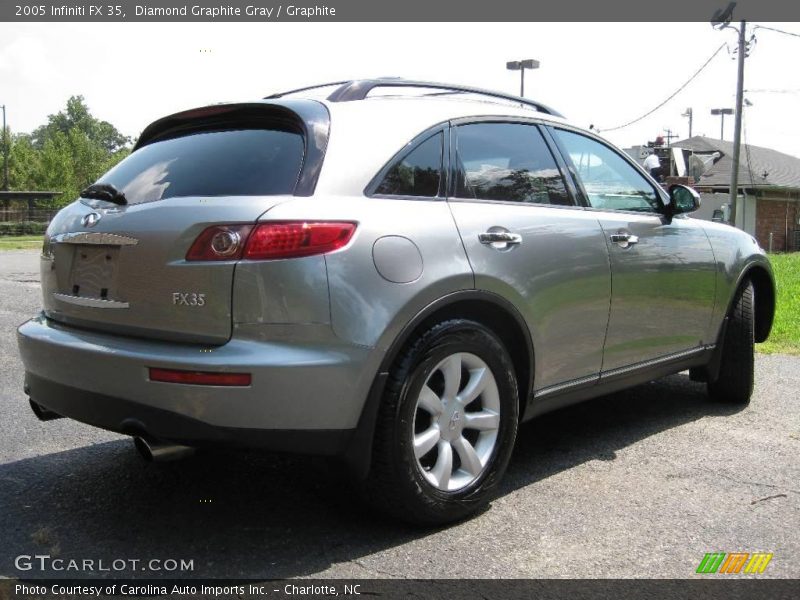 Diamond Graphite Gray / Graphite 2005 Infiniti FX 35